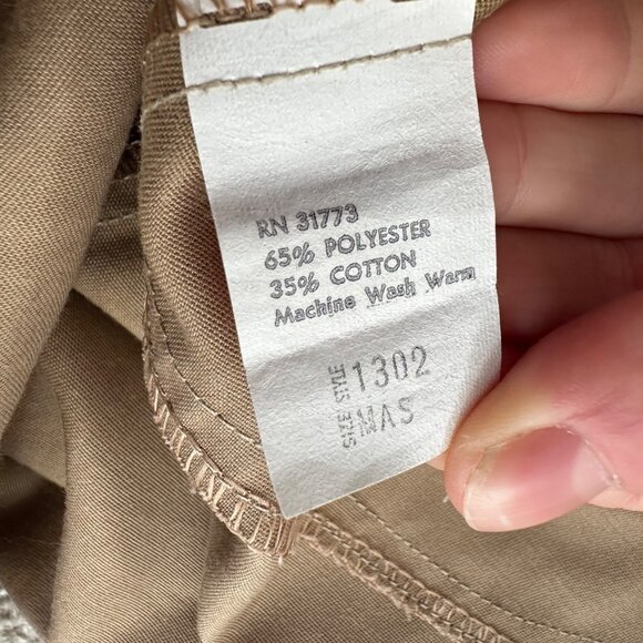 Vintage 60s/70s John Gate Wrap Tan Skirt with Daisy Flower Embroidery Applique - Picture 12 of 12